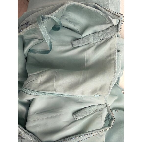 Karen Miller Women Beaded Mother of the Bride Dress Jacket 2 Piece Set Size 16 - Picture 14 of 16